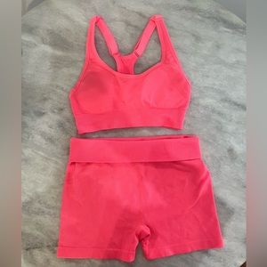 Neon Pink Workout Set XS/S